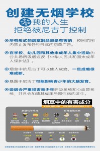 創建無煙學校  我的人生拒絕被尼古丁的控制